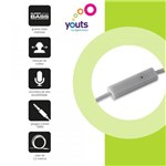 Ficha técnica e caractérísticas do produto Headset Youts Plate Slim com Microfone Verde