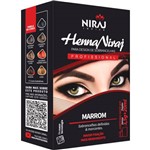 Ficha técnica e caractérísticas do produto Henna Marron para Design Sobrancelha 3,5g Fixador 20m Niraj
