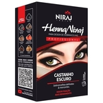 Ficha técnica e caractérísticas do produto Henna para Sobrancelhas Niraj Castanho Escuro