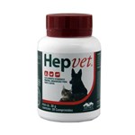 Ficha técnica e caractérísticas do produto Hepvet Suplemento para Cães e Gatos 30 Comprimidos - Vetnil