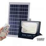 Holofote Refletor Solar 100W Prova D'àgua Painel Automático e Manual GT513 - Lorben