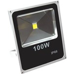 Ficha técnica e caractérísticas do produto Holofote Refletor Super LED 100w Branco Frio a Prova D’água