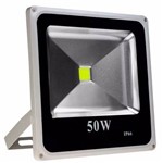 Ficha técnica e caractérísticas do produto Holofote Refletor Super LED 50w Branco Frio a Prova D’água