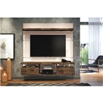 Ficha técnica e caractérísticas do produto Home para Tv Suspenso Livin 1.6 Off White com Deck - Hb Móveis