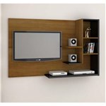 Ficha técnica e caractérísticas do produto Home Simbal Sleep Acapulco com Painel para TV LCD Até 32" - Imbuia/Preto