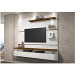 Ficha técnica e caractérísticas do produto Home Suspenso para Tv Greco Branco/rústico Malbec - Dj Móveis