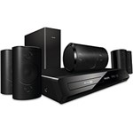 Home Theater Blu-Ray 3D, 770W, HDMI, DIVX, USB, "basspipes" Duplos, YouTube - HTS3564/78 - Philips