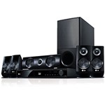 Ficha técnica e caractérísticas do produto Home Theater com Blu Ray 3D, 1100W, Wireless 2.4GHz e Dock para IPod/iPhone HB906SBW - LG