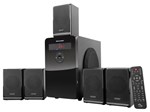 Home Theater Multilaser SP177 C/ Blu Ray C/ DVD - 80W RMS 5.1 Canais Conexão USB