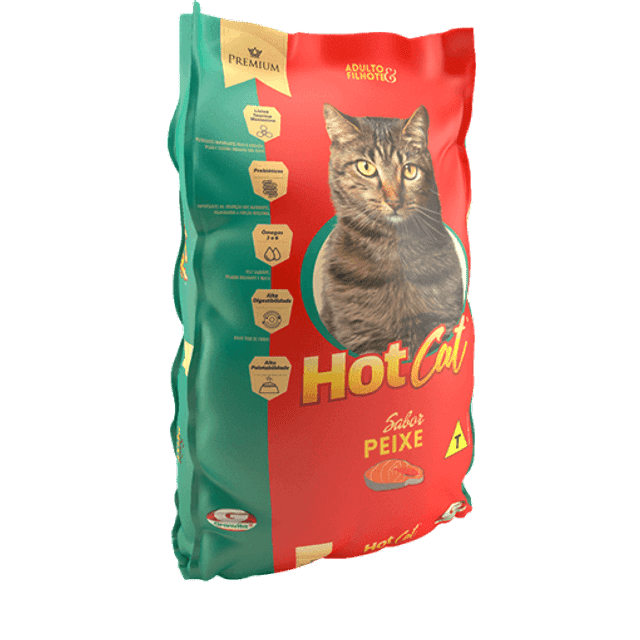 Ficha técnica e caractérísticas do produto Hot Cat Peixe 10,1 Kg