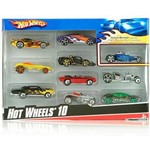 Hot Wheels C/10 Carrinhos Sortidos 54886 - Mattel