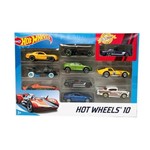 Ficha técnica e caractérísticas do produto Hot Wheels Caixa de 10 Carros Sortidos - Mattel