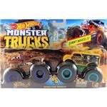 Ficha técnica e caractérísticas do produto Hot Wheels Monster Trucks Hotweiler Vs Hound Hauler - Mattel