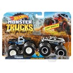 Ficha técnica e caractérísticas do produto Hot Wheels Monster Trucks Police Vs Hoooligan - Mattel