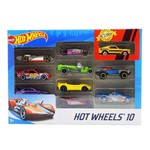 Hot Wheels Pacote 10 Carros - Mattel