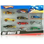 Ficha técnica e caractérísticas do produto Hot Wheels - Pacote 10 Carros - Mattel
