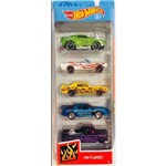 Hot Wheels Pacote 5 Carros - Hw Flames 1806 - Mattel