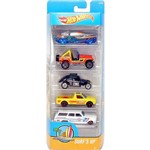 Hot Wheels Pacote com 5 Carros - Mattel