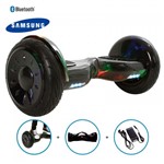 Ficha técnica e caractérísticas do produto Hoverboard 10,5" Verde Hoverboard Bateria Samsung Bluetooth Smart Balance com Bolsa