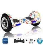 Ficha técnica e caractérísticas do produto Hoverboard 10 Polegadas Grafitte - Smart Balance, Led, Pneu Inflável, Bluetooth e Bateria Samsung