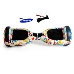 Ficha técnica e caractérísticas do produto Hoverboard 6,5" Polegadas - Smart Balance - Bluetooth - Bateria Samsung - C/ Bolsa -grafitado Branco