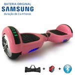 Hoverboard 6.5" Rosa Exclusivo Bluetooth - Bateria Samsung - Smart Balance Wheel