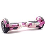 Ficha técnica e caractérísticas do produto Hoverboard Bluetooh 6,5 - Camuflado Rosa - com Led - Smart Balance