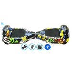 Ficha técnica e caractérísticas do produto Hoverboard Skate Elétrico 6.0 Polegada Multicolorido Hover Board Elétronico Bluetooth Skateboard com Duas Rodas Equilíbrio Hoverbord Amarelo