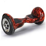 Ficha técnica e caractérísticas do produto Hoverboard Skate Elétrico Smart Balance Wheel 10 Polegadas Bluetooth VERMELHO FOGO