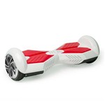 Hoverboard Skate Elétrico Smart Balance Wheel com Bluetooth 8 Polegadas - BRANCO com VERMELHO