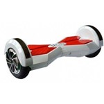 Ficha técnica e caractérísticas do produto Hoverboard Skate Elétrico Smart Balance Wheel com Bluetooth 8 Polegadas - BRANCO com VERMELHO