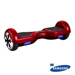 Ficha técnica e caractérísticas do produto Hoverboard Vermelho Skate Elétrico Smart Balance Scooter - Bateria com Célula Original Samsung