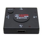 Ficha técnica e caractérísticas do produto Hub Switch Hdmi 3 Portas 1080P - Import