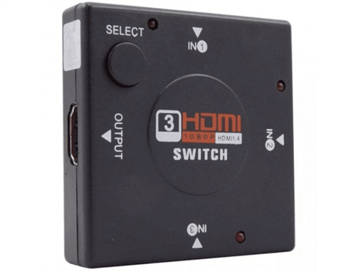 Ficha técnica e caractérísticas do produto Hub Switch HDMI 3 Portas
