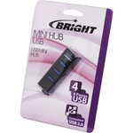 Ficha técnica e caractérísticas do produto Hub USB mini Bright com 4 portas