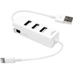 Ficha técnica e caractérísticas do produto Hub Usb 3 Portas Conector Iphone Xc-Husb-5 Branco X-Cell