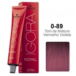 Ficha técnica e caractérísticas do produto Igora Royal 0-89 Tom de Mistura Vermelho Violeta - Schwarzkopf