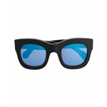 Ficha técnica e caractérísticas do produto Illesteva Óculos de Sol Oversized Espelhado - Preto