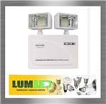 Ficha técnica e caractérísticas do produto Iluminação de Emergência LED 3000 Lumens 2 Faróis Ref.: 24777