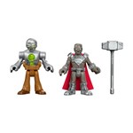 Ficha técnica e caractérísticas do produto Imaginext - DC Básico Liga da Justiça - Steel & Metallo Dtp69/Dtp73