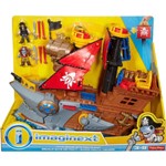 Ficha técnica e caractérísticas do produto Imaginext Navio Pirata Tubarao - Mattel