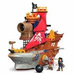 Ficha técnica e caractérísticas do produto Imaginext - Navio Pirata Tubarão - Mattel