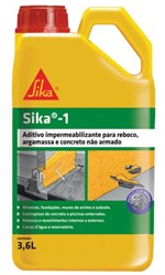 Ficha técnica e caractérísticas do produto Impermeabilzante Argamassa Sika 1 3,6 L com 4