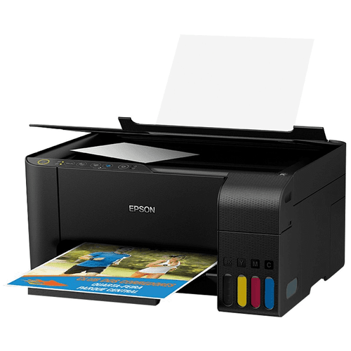 Ficha técnica e caractérísticas do produto Impressora Multifuncional Ecotank Epson, Preta - L3150 - Wireless