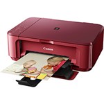 Ficha técnica e caractérísticas do produto Impressora Multifuncional Pixma MG3510 Jato de Tinta Vermelha - USB e Wi-Fi
