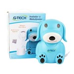 Inalador Azul G-tech Bivolt Nebulizador Superflow Plus C/ Mascara Infantil Nebdog