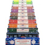 Ficha técnica e caractérísticas do produto Incenso Nag Champa Satya Aromas Mistos Caixa 12 Aromas