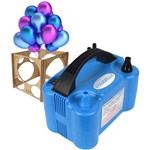 Ficha técnica e caractérísticas do produto Inflador Elétrico de Balão com 2 Bicos + Medidor de Bexiga - 220v