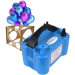 Ficha técnica e caractérísticas do produto Inflador Elétrico de Balão com 2 Bicos + Medidor de Bexiga - 110v