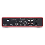 Ficha técnica e caractérísticas do produto Interface Audio 192Khz Focusrite Scarlett 2I4 2Nd